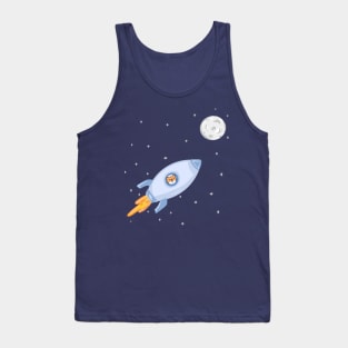 Shiba Inu to the Moon Tank Top